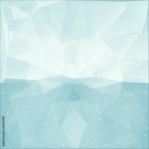 abstract polygonal background, vector