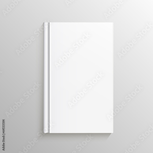 Blank book cover. Vector Illustration gradient mesh