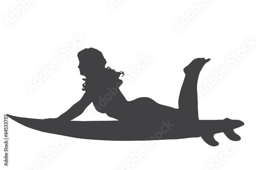 Vector silhouette of a people.