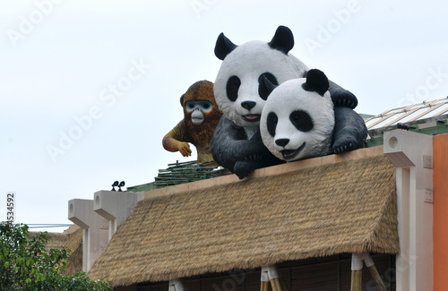 Панда и рыжая панда