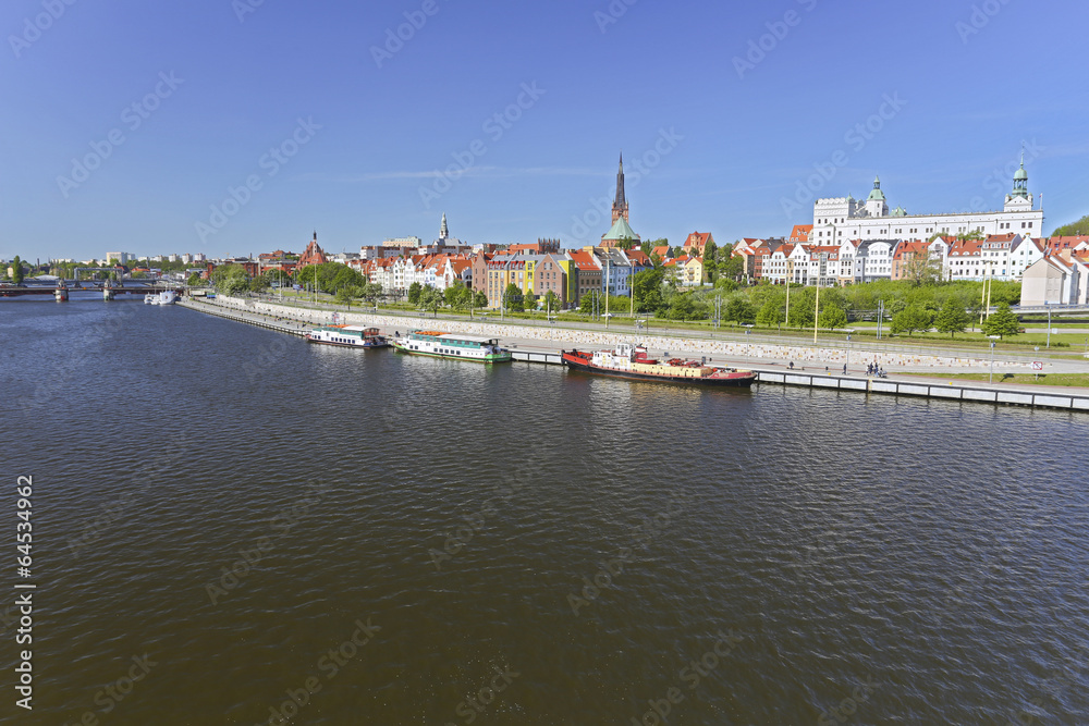 Obraz premium Szczecin - bulwary