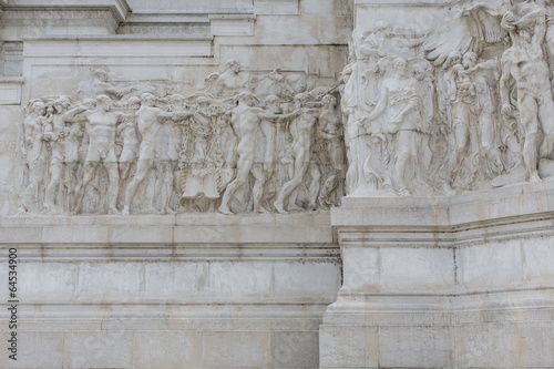 Detail of the Vittoriano in...