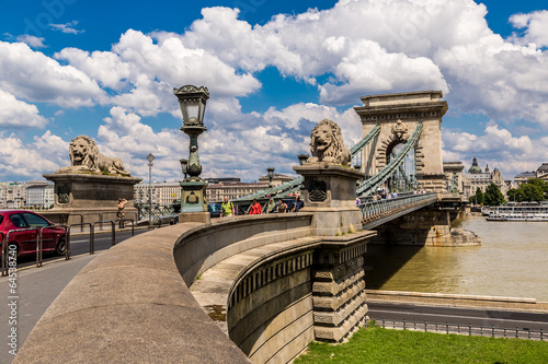 Photography The Szechenyi Chain Bridge is a beautiful, decorative suspension