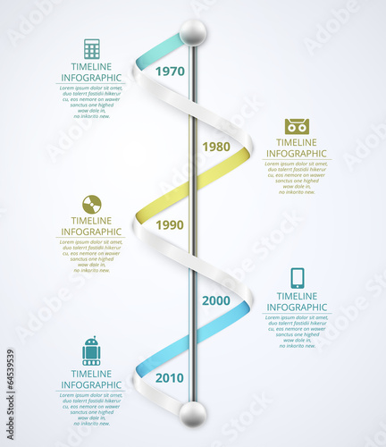 Timeline infographic