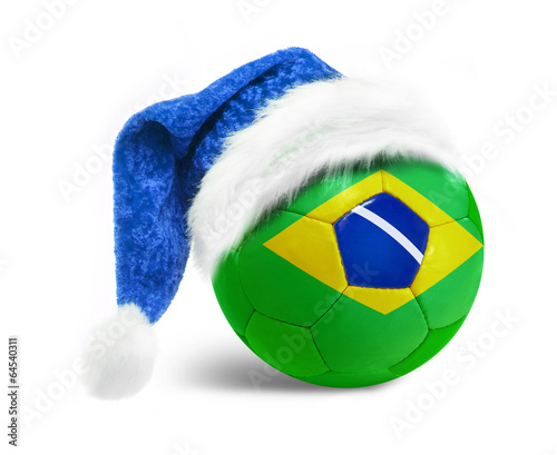 Fußball mit Mütze