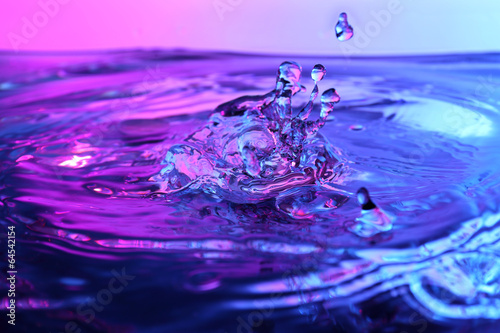Water drops close-up