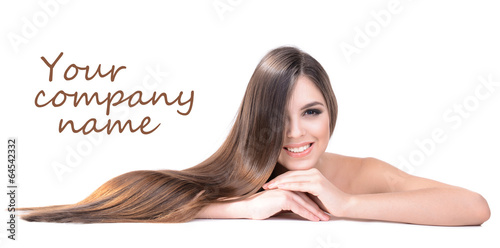 Beautiful young woman with ...