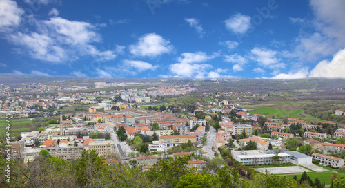 view of the city Adriatic Coast © motorolka