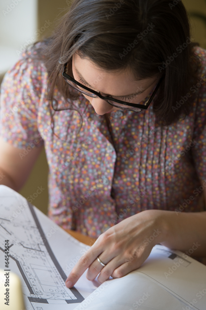 Woman working home Woman working home