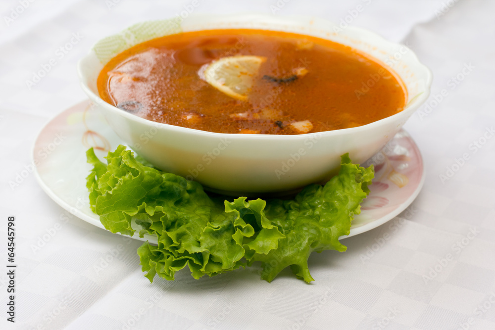 Hotchpotch soup dish Hotchpotch soup dish