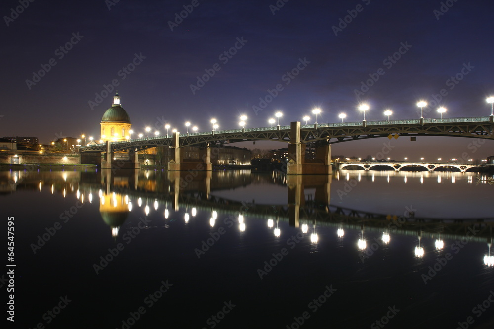 La Grave et le pont Saint Pierre, Toulouse La Grave et le pont Saint Pierre, Toulouse