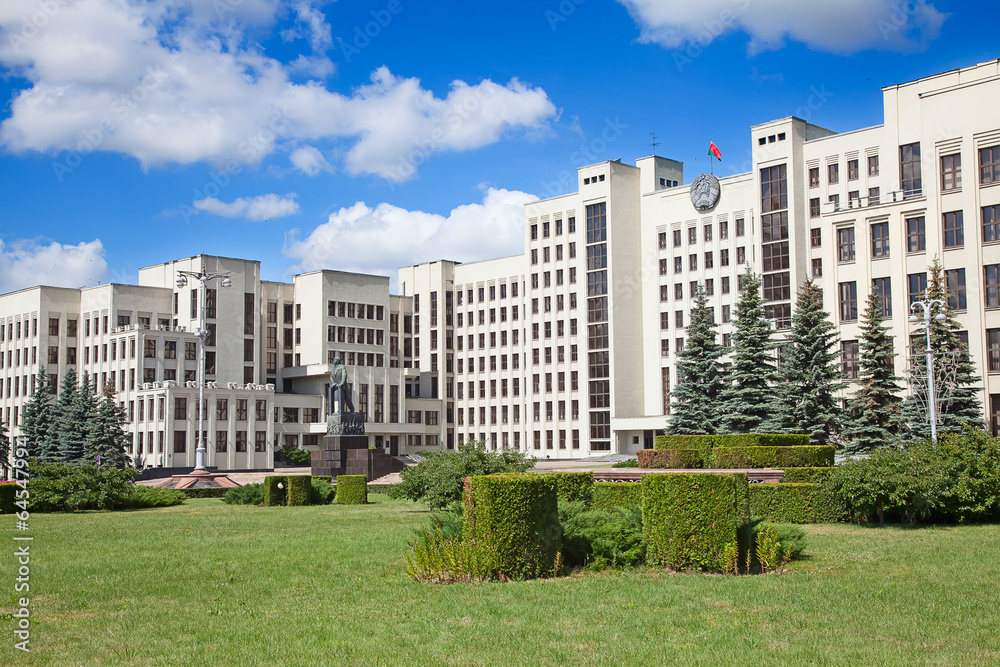 Parliament building in Minsk. Belarus