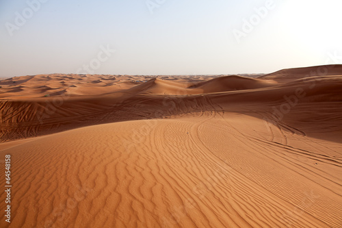 Red sand desert