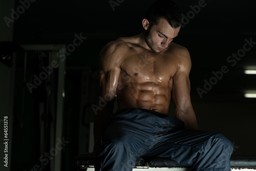 Portrait Of A Physically Fit Young Man