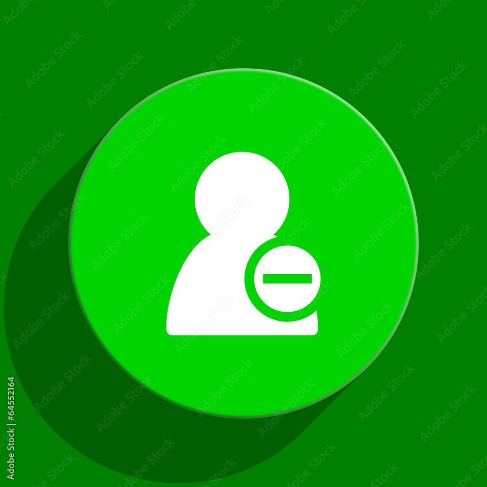 remove contact green flat icon remove contact green flat icon