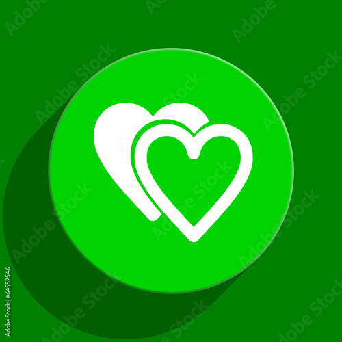 love green flat icon