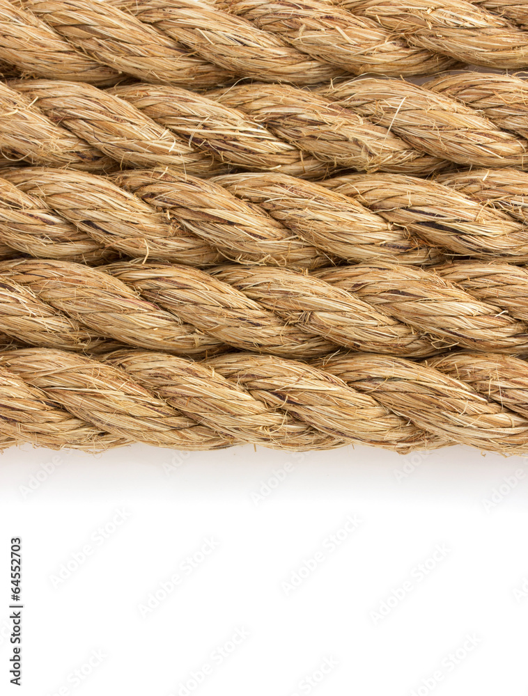 ship ropes on white ship ropes on white