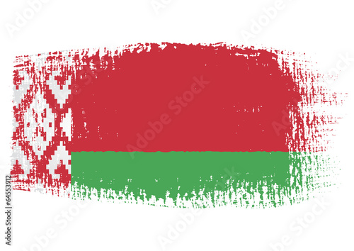brushstroke flag Belarus