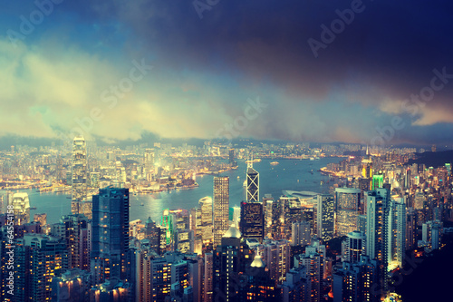 Hong Kong island from Victoria's Peak