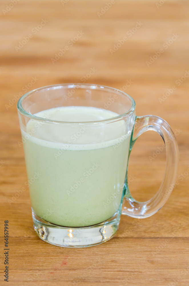 Green tea latte Green tea latte