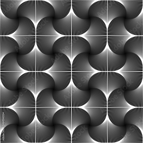 Design seamless swirl movement geometric pattern