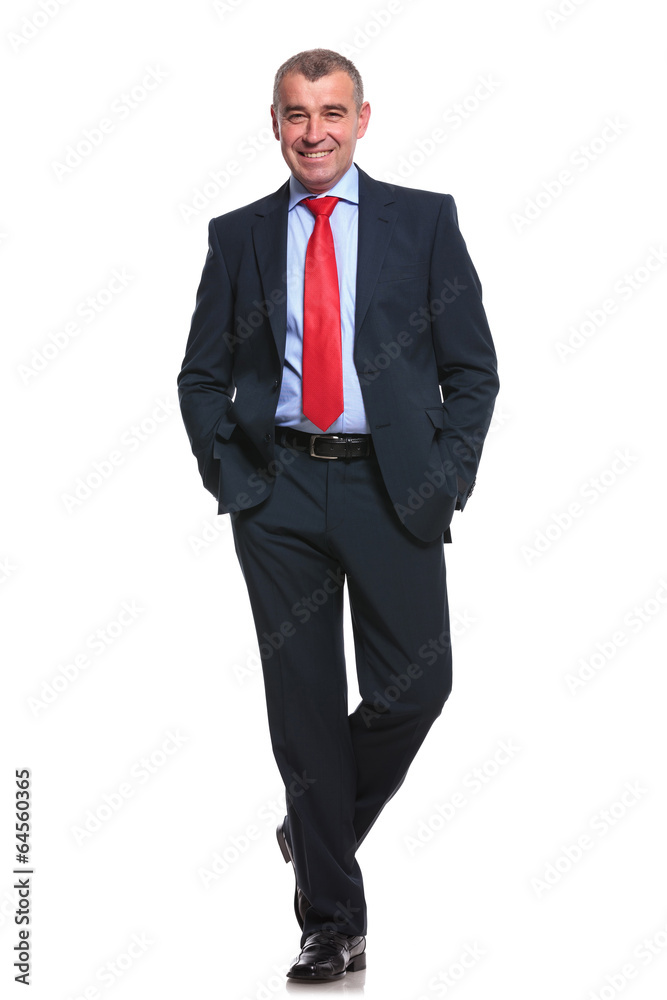 full length portrait of a business man full length portrait of a business man