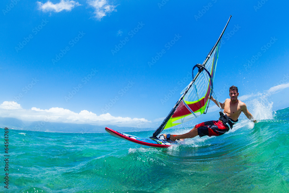 Fototapeta premium Windsurfing