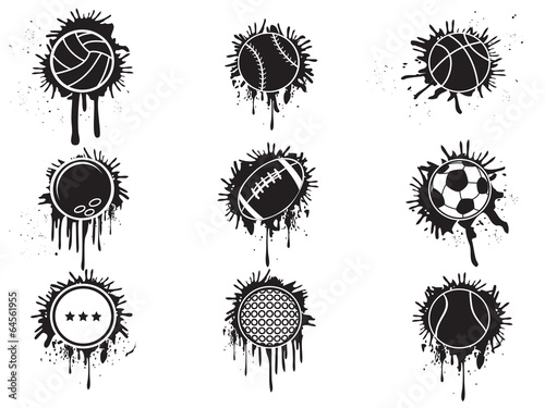 splatter balls icon