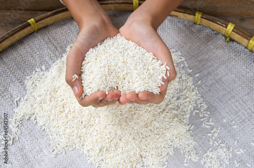 Rice on hand