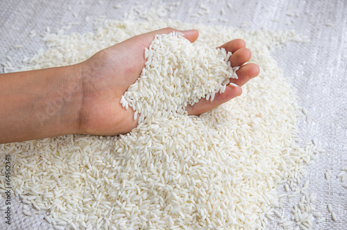 Rice on hand