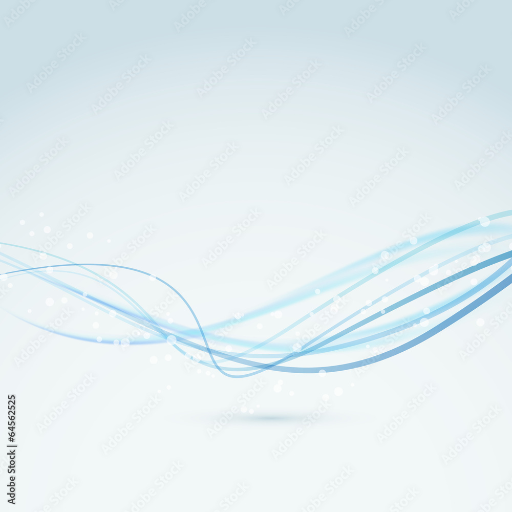 Abstract blue wave lines background Abstract blue wave lines background