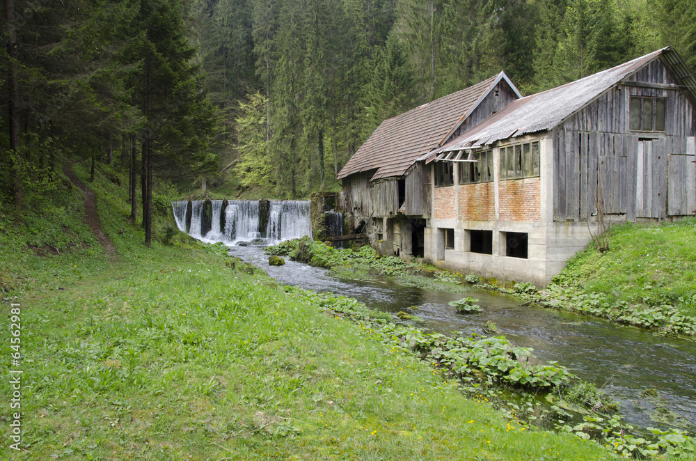 old sawmill in Moravice old sawmill in Moravice