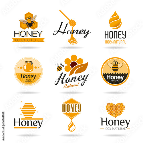 Honey icon set