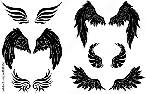 Flügel Abtrakt Set