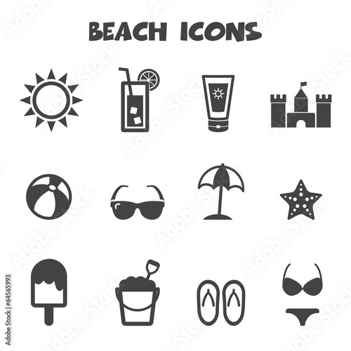 beach icons
