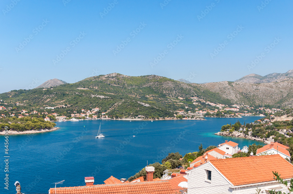 Obraz premium Bay near Zaton in Croatia