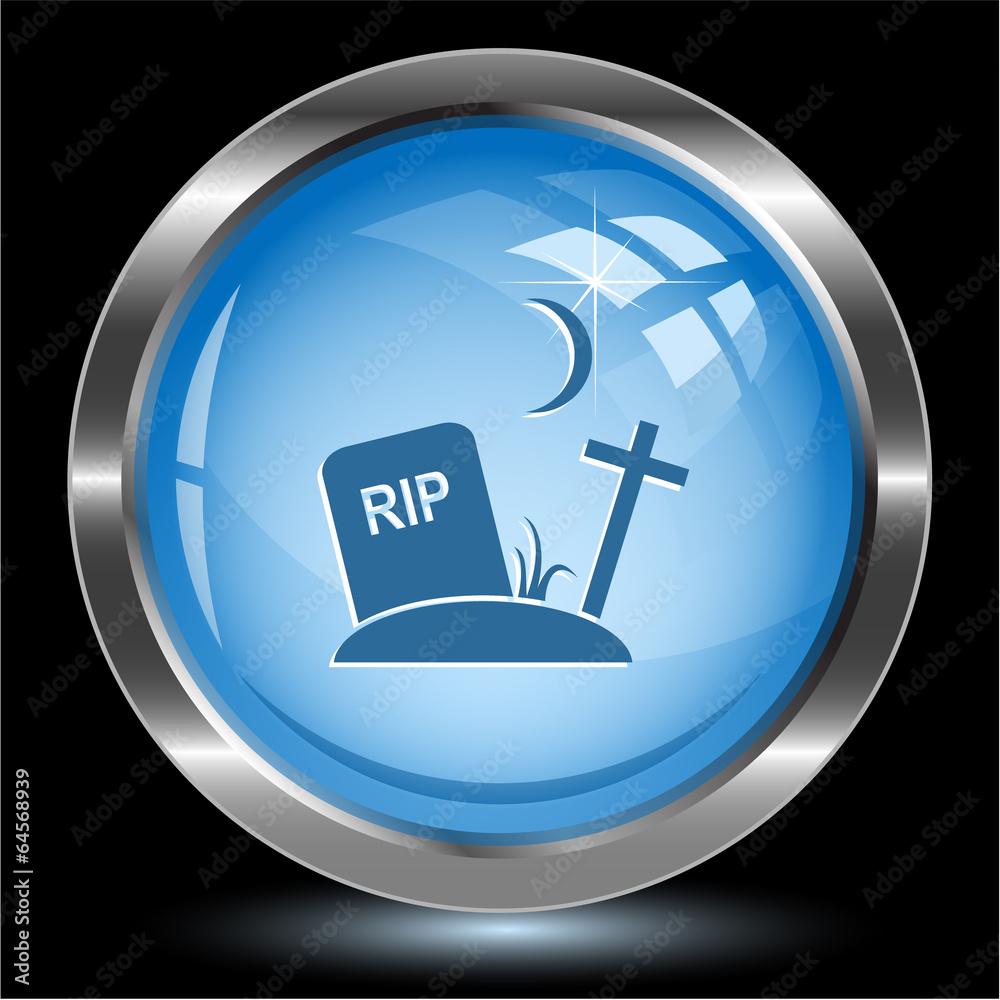 Fototapeta premium Rip. Internet button. Vector illustration.