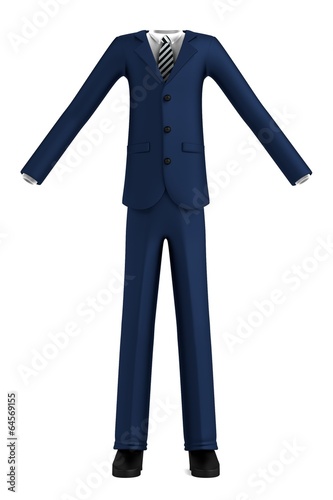 realistic 3d render of suit