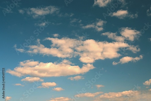 Fototapeta Naklejka Na Ścianę i Meble -  Sky background with clouds and sun