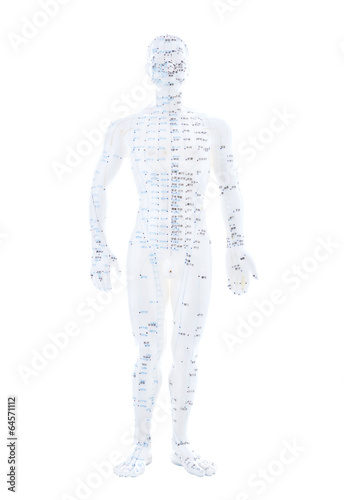 TCM Figur weiß Nerven