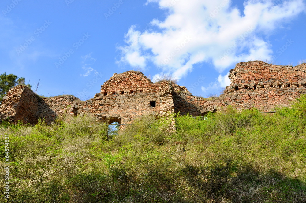 Fototapeta premium photo of Vrskamyk old castle ruins