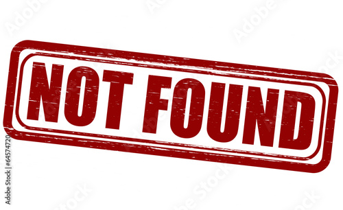 Not found