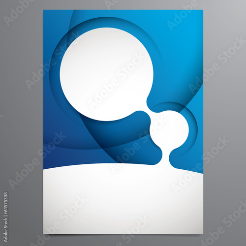 vector business flyer, brochure template