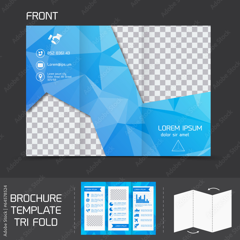 Image 1 for Adobe Tri Fold Brochure Template