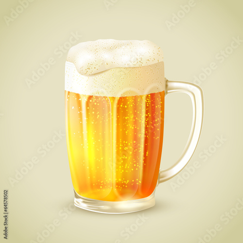 Mug of beer emblem