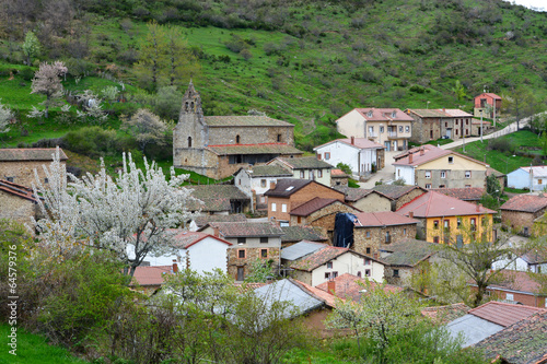 pueblo en los picos de europa, Ferreras del Puerto, Leon