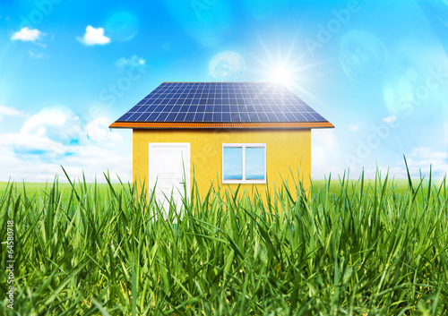 Enrgiesparhaus in der Wiese