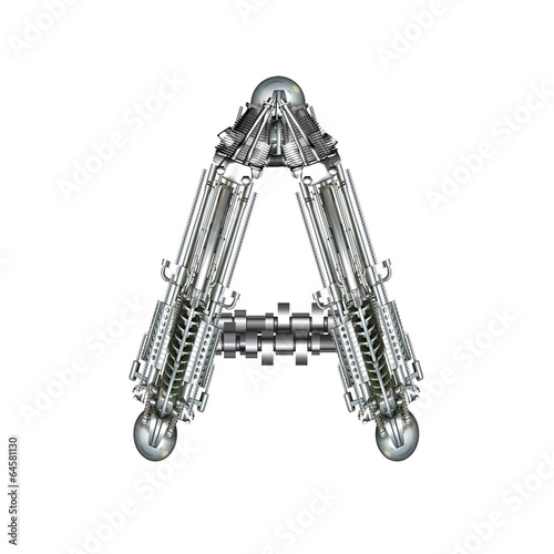 Alphabet technically, Letter A