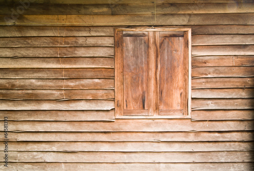 Old wooden windows