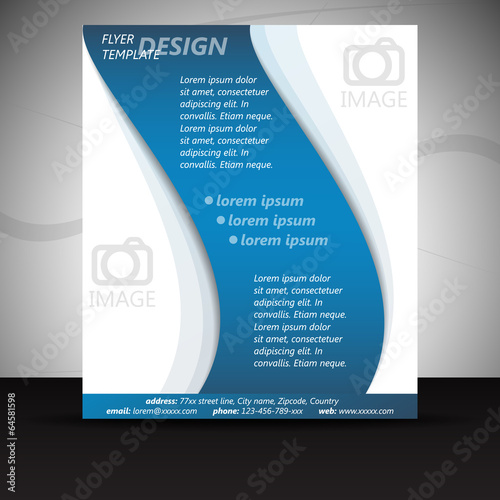 Business flyer template or corporate banner